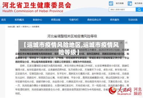 【运城市疫情风险地区,运城市疫情风险等级】-第1张图片