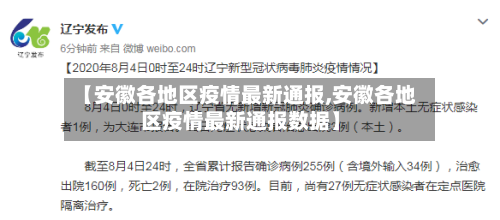 【安徽各地区疫情最新通报,安徽各地区疫情最新通报数据】