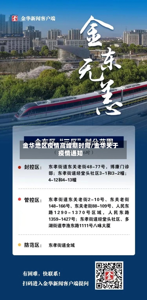 金华地区疫情高峰期时间/金华关于疫情通知-第2张图片