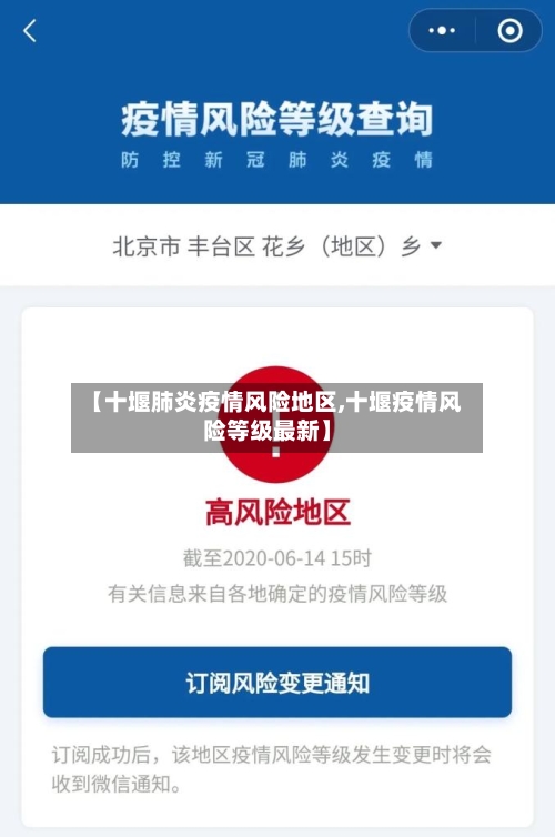 【十堰肺炎疫情风险地区,十堰疫情风险等级最新】-第1张图片