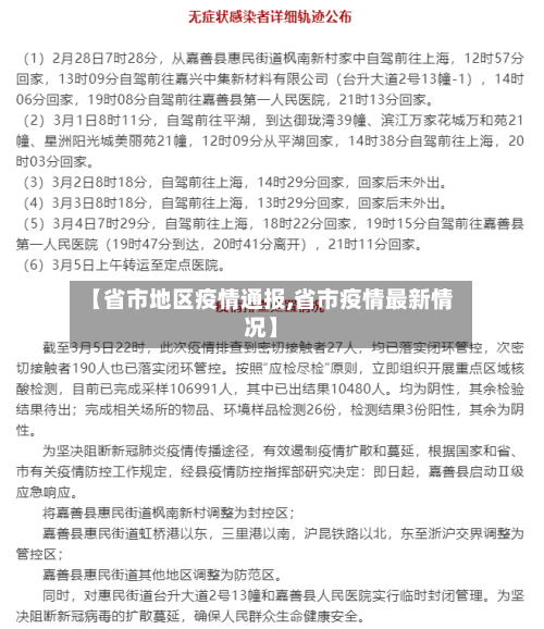 【省市地区疫情通报,省市疫情最新情况】-第1张图片